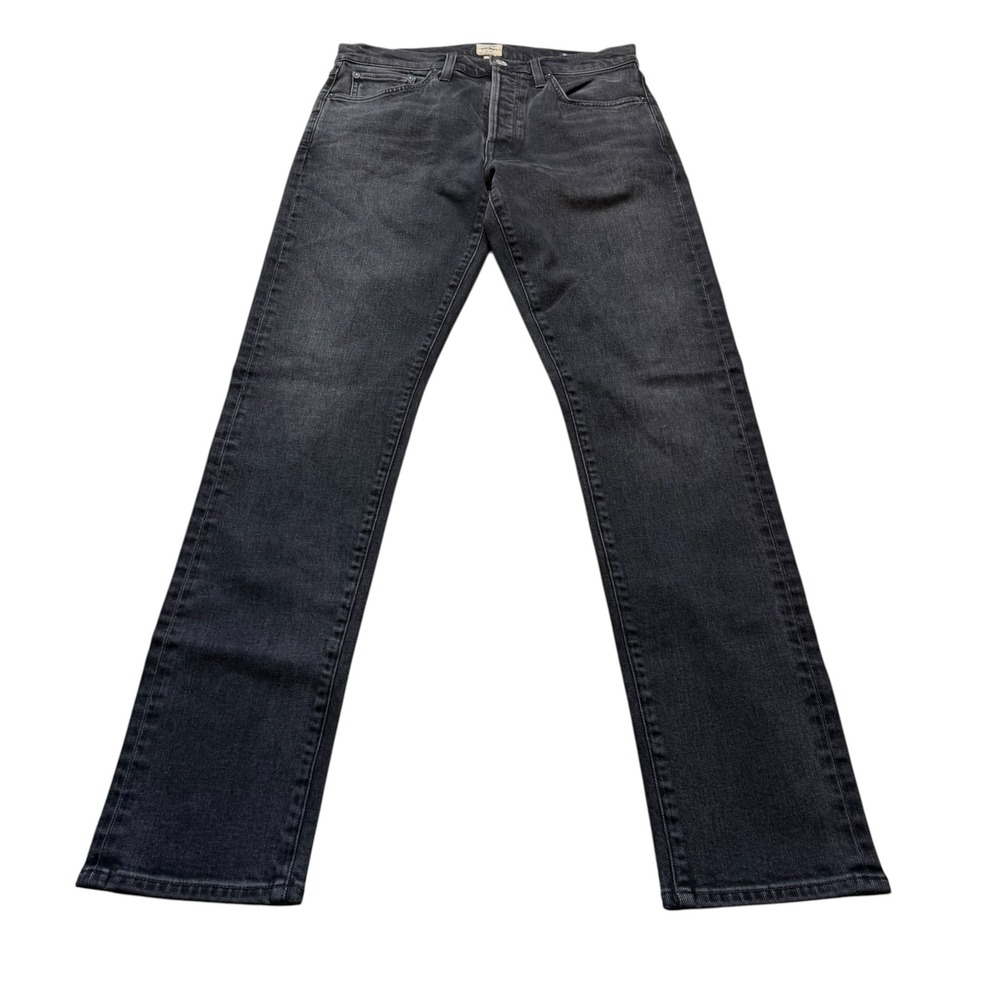 CITIZENS OF HUMANITY Wyatt Narrow Fit Jeans Black Gray Men's Size 32 Tapered